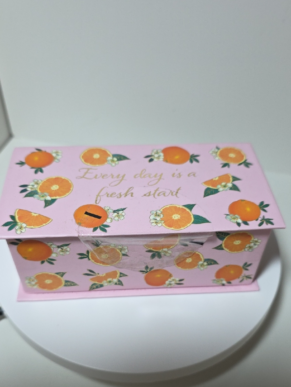 Body Soap - Pink Citrus Scented Soap Music Box